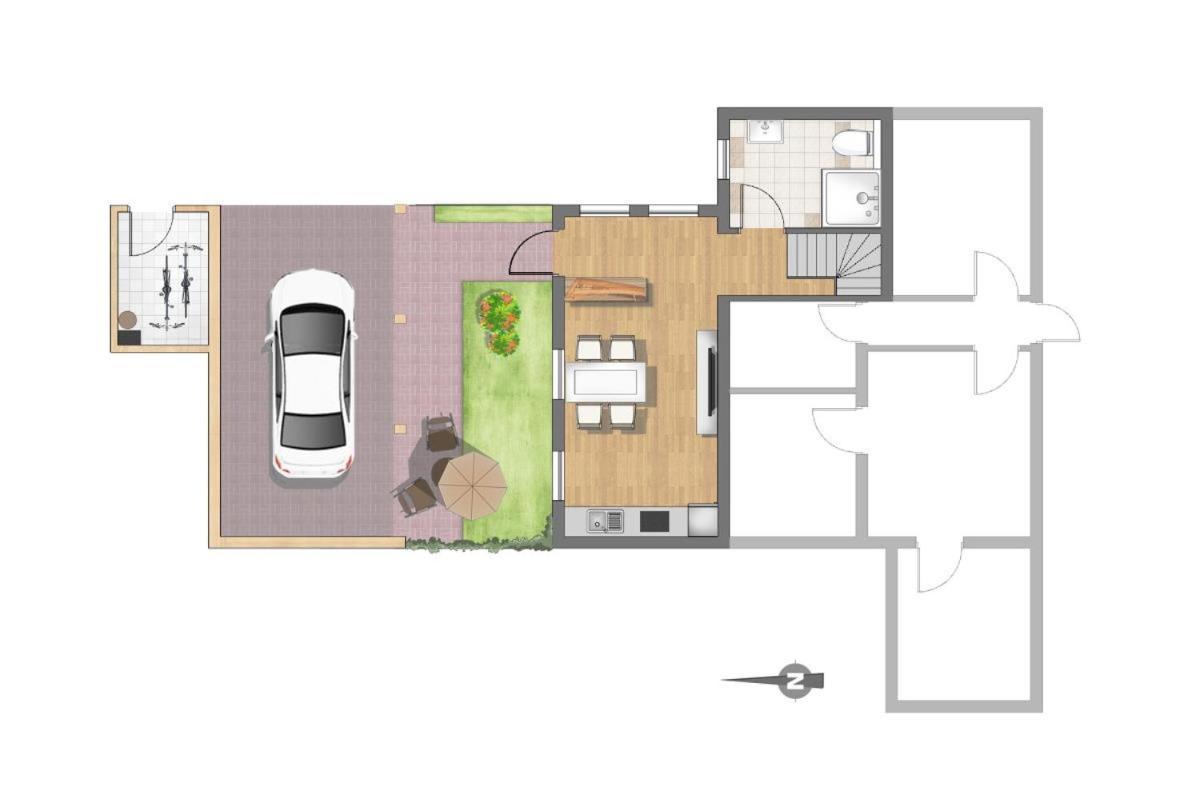 Boddenkahn Villa บอร์น ภายนอก รูปภาพ